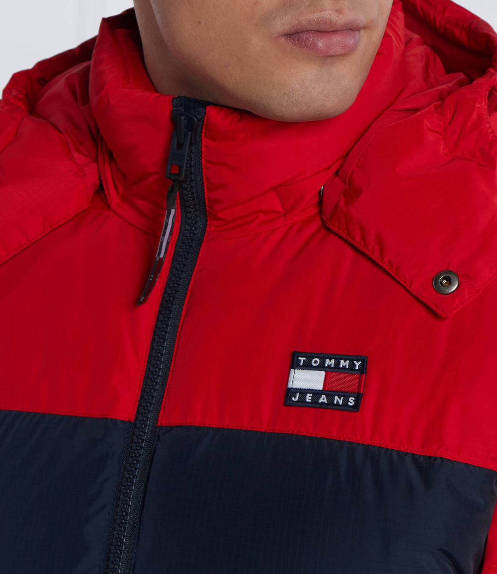 Пуховая куртка ALASKA colorblock Tommy Jeans - темно-синий(DM0DM17482)