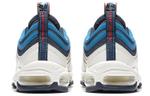 Nike Air Max 97 SE "Pull Tab" comfortable non-slip wear-resistant low-cut casual running shoes for men and women with the same blue and white