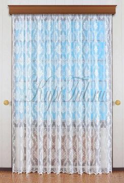 Штора Корона (кремовый жаккард ришелье)