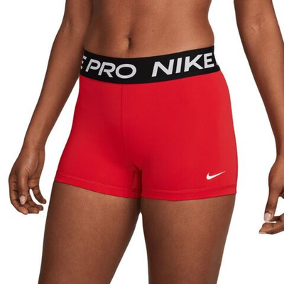 Женские Шорты теннисные Nike Pro 365 Short 3in - university red/black/white