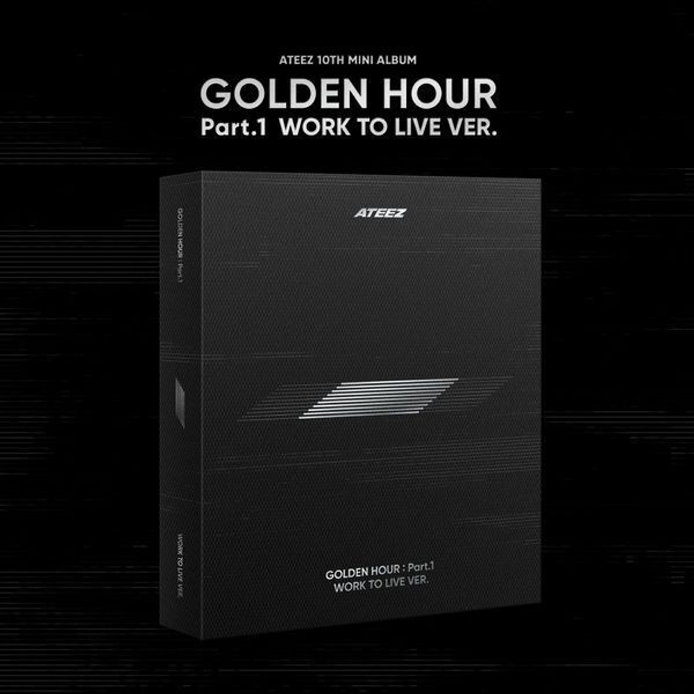 Альбом ATEEZ - 10th Mini Album GOLDEN HOUR Part.1 (WORK TO LIVE VER)