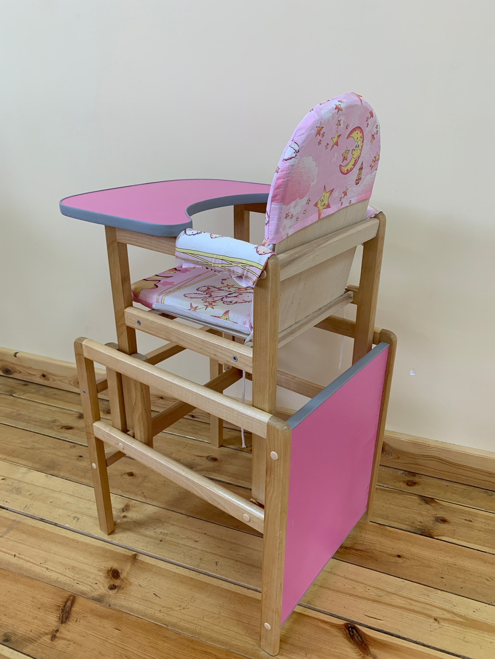 Стульчик для кормления Карапуз (Розовый)