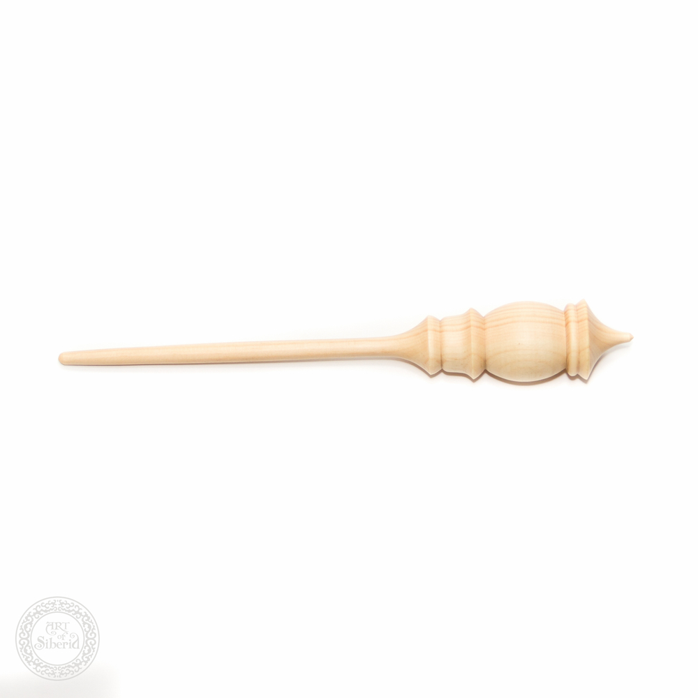 Деревянное опорное веретено из сибирского кедра Art of Siberia 260 мм. B16