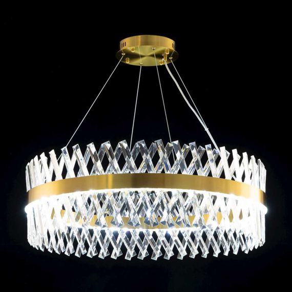 Подвесная светодиодная люстра Citilux Ричард бронза CL336083