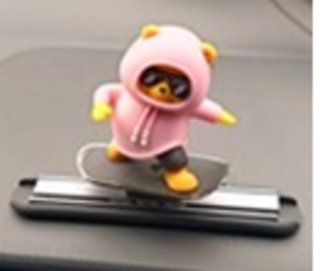 Игрушка на торпеду - Сноубордист - YC-130PN Pink