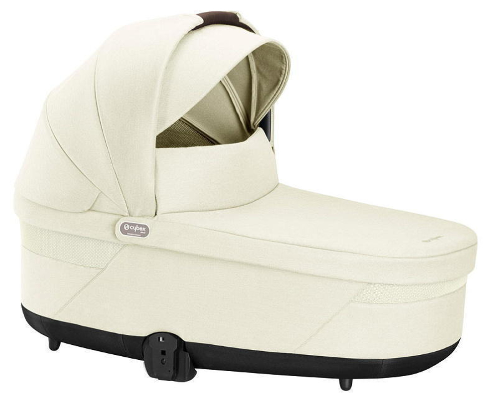 Коляска Cybex Talos S Lux TPE complete Cloud G Fog Grey 3 в 1 Seashell Beige с дождевиками