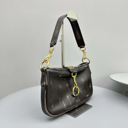 Miu Miu Leather shoulder bag with snap hook