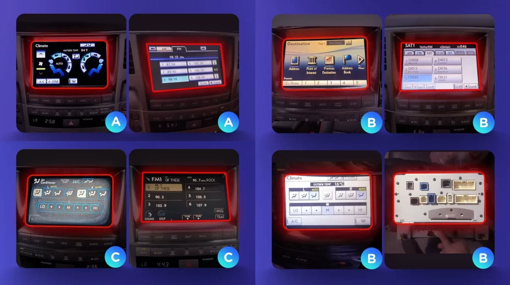 Магнитола для Lexus LX570 2007-2015 - FarCar LX570 монитор 9" QLED на Android 13, 8 ядер (TS18), CarPlay, 4G SIM-слот