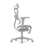 Кресло FALTO Ergohuman Ultra с подножкой ( серый каркас /сетка светлаяT-168-B2 Natural)
