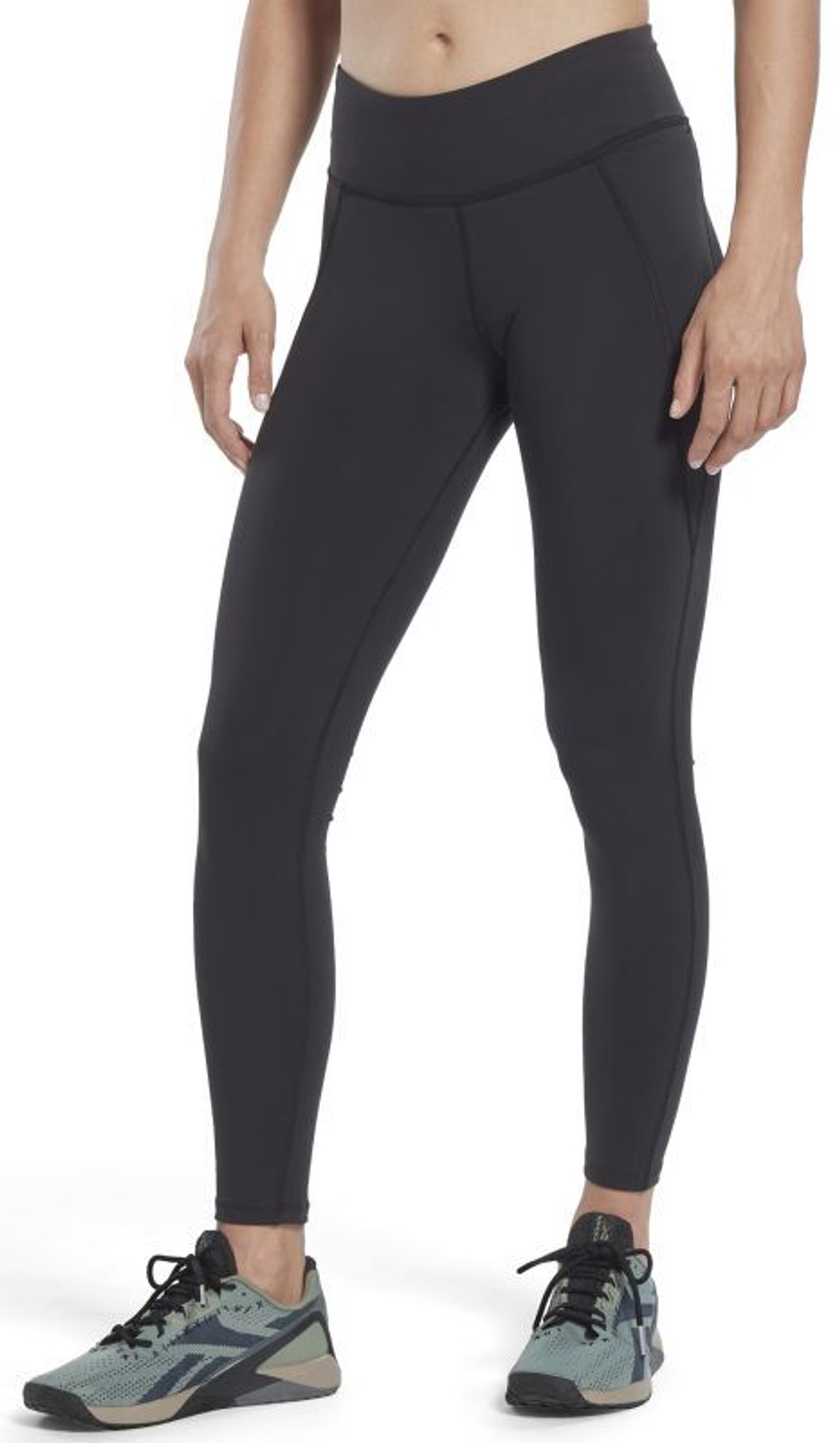 Леггинсы Reebok Les Mills Lux Vector Graphic Leggins - black