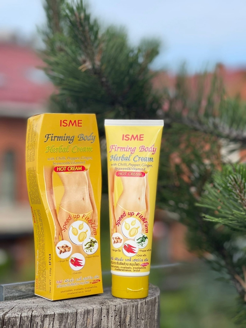 Антицеллюлитный слим-лосьон разогревающий Isme Firming Body Herbal Hot Cream