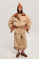 Брюки из плащёвки на кулиске