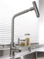 Смеситель для кухни нержавеющая сталь поворотный Culto BOLD