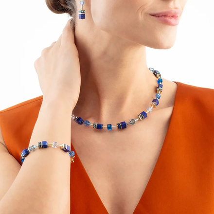 Колье Coeur de Lion Blue 4905/10-0700