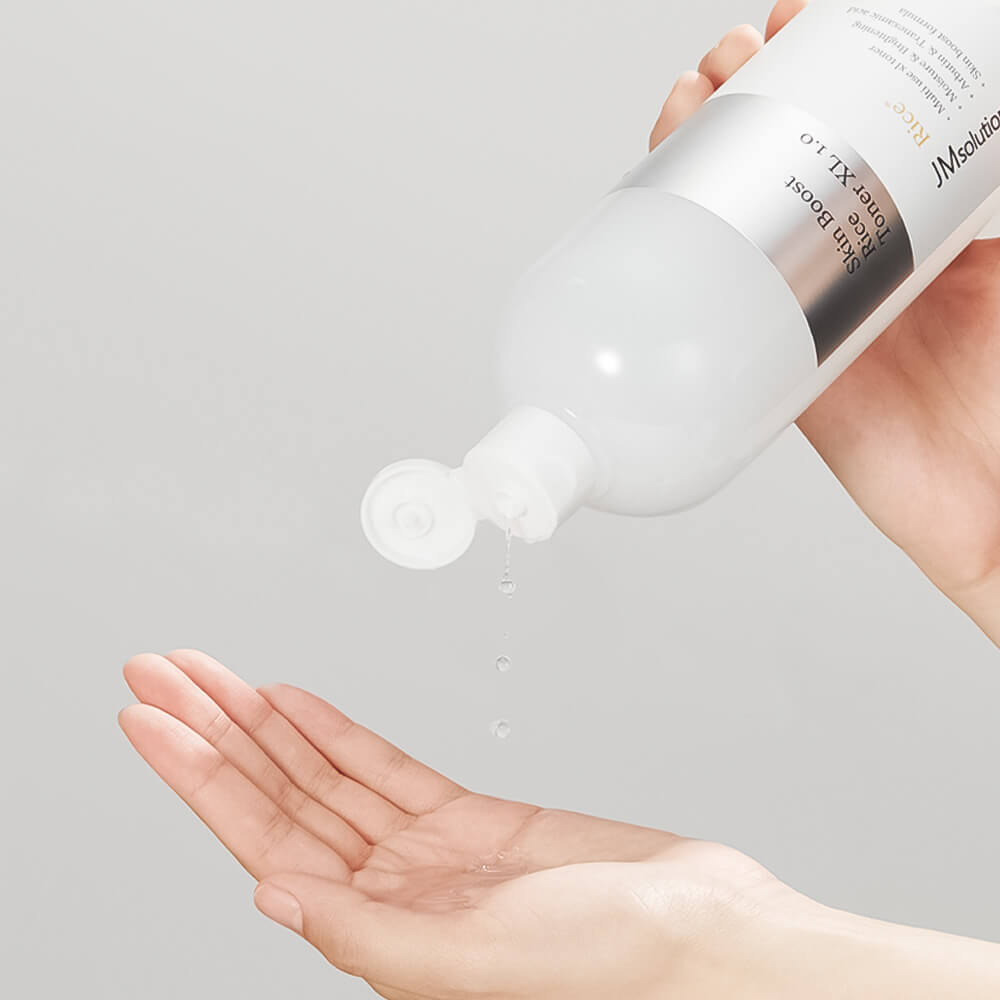Тонер с экстрактом риса JMsolution Skin Boost Rice Toner XL 1.0, 600 мл