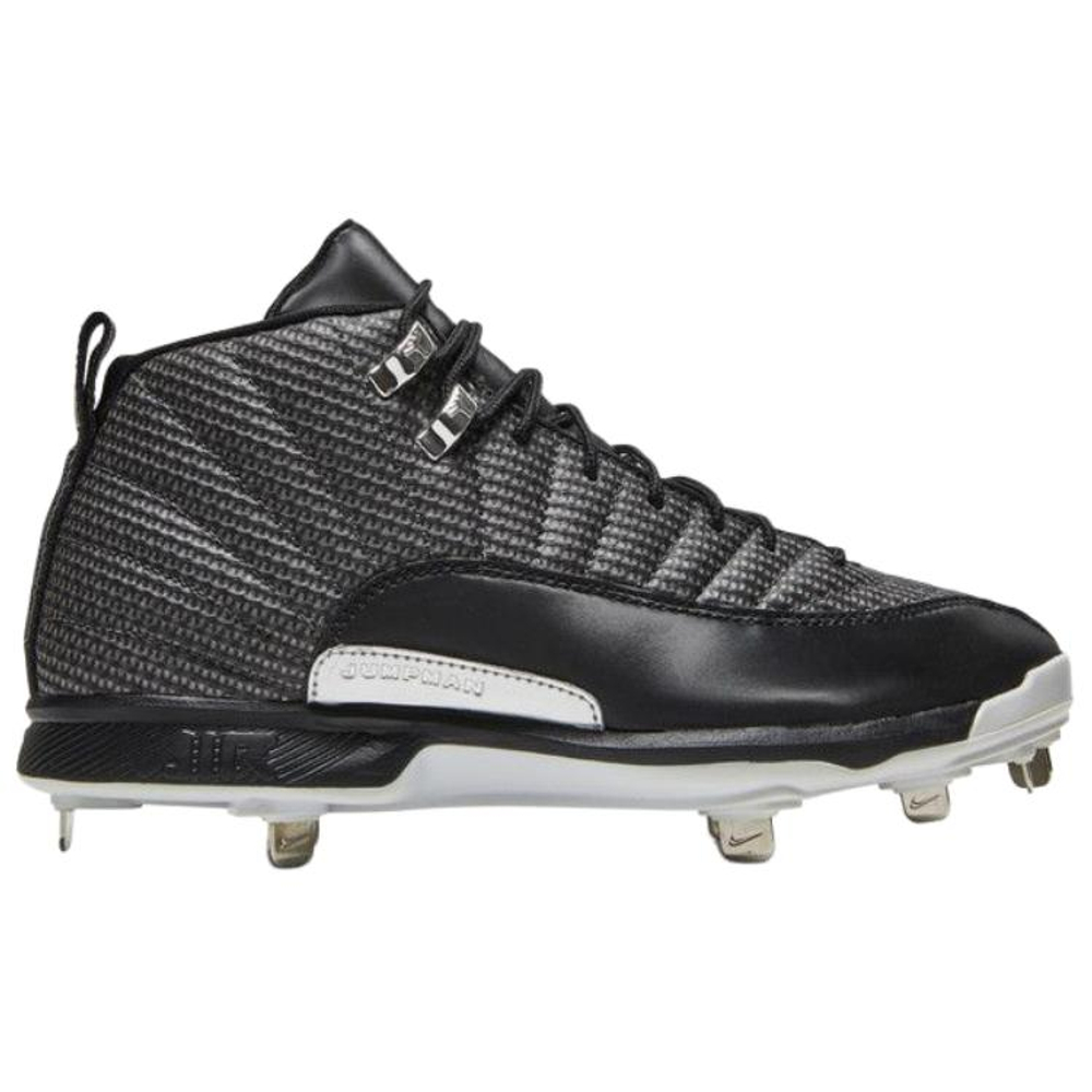 Jordan Air Jordan 12 Baseball Shoes Men"s Black
