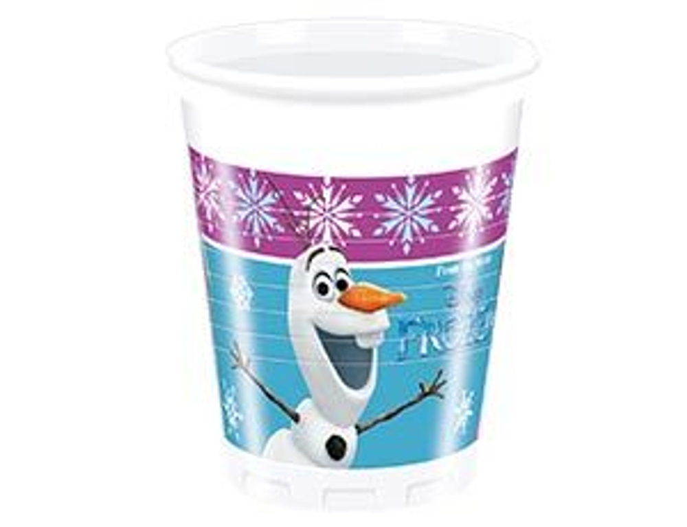 Распродажа Стакан пл Frozen Северное сияние 8шт.