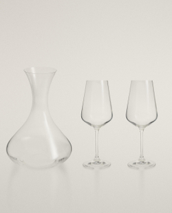 Zara Home кувшин из стекла, цвет прозрачный, 26 см