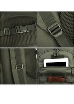 Тактический городской рюкзак с металлической ручкой 30-35л / олива