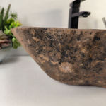 Каменная раковина из речного камня RS-05215 (57*39*15) 0857 из натурального камня