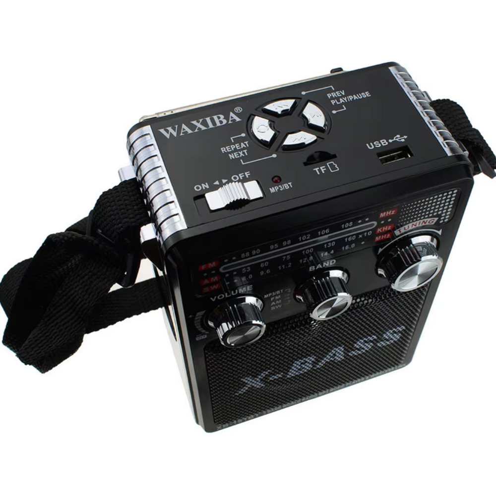 Радиоприемник с MP3 плеером и Bluetooth +фонарь Waxiba XB-181BT