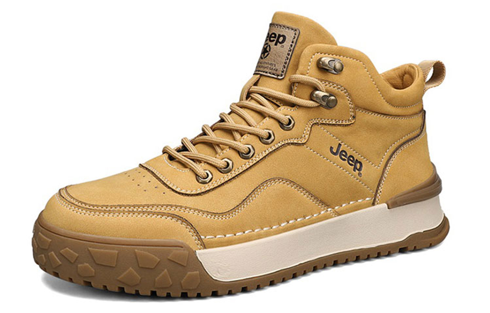 Jeep Work Boots Men"s Earth Yellow