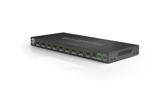 Wyrestorm SP-0108-SCL - разветвитель 1 в 8 4K60Hz HDMI2.0 (18 Гб/с), HDCP 2.2, масштабирования с 4K до 1080p, де-эмбедр