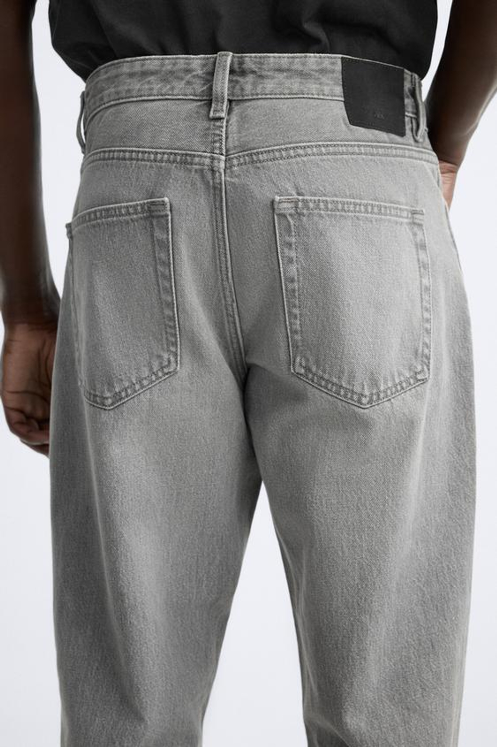 ZARA ДЖИНСЫ SLIM FIT, СЕРЫЙ