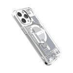 Пластиковый чехол MagSafe Spigen Ultra Hybrid Zero One (Mag Fit) для iPhone 15 Pro Max Тонкий гибридный поликарбонатный чехол с повышенным уровнем защиты при падении