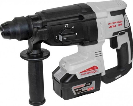 Перфоратор аккумуляторный ИНТЕРСКОЛ ПА-24/18ВМ бесщеточный 1 4,0ач, зу 730.4.1.70