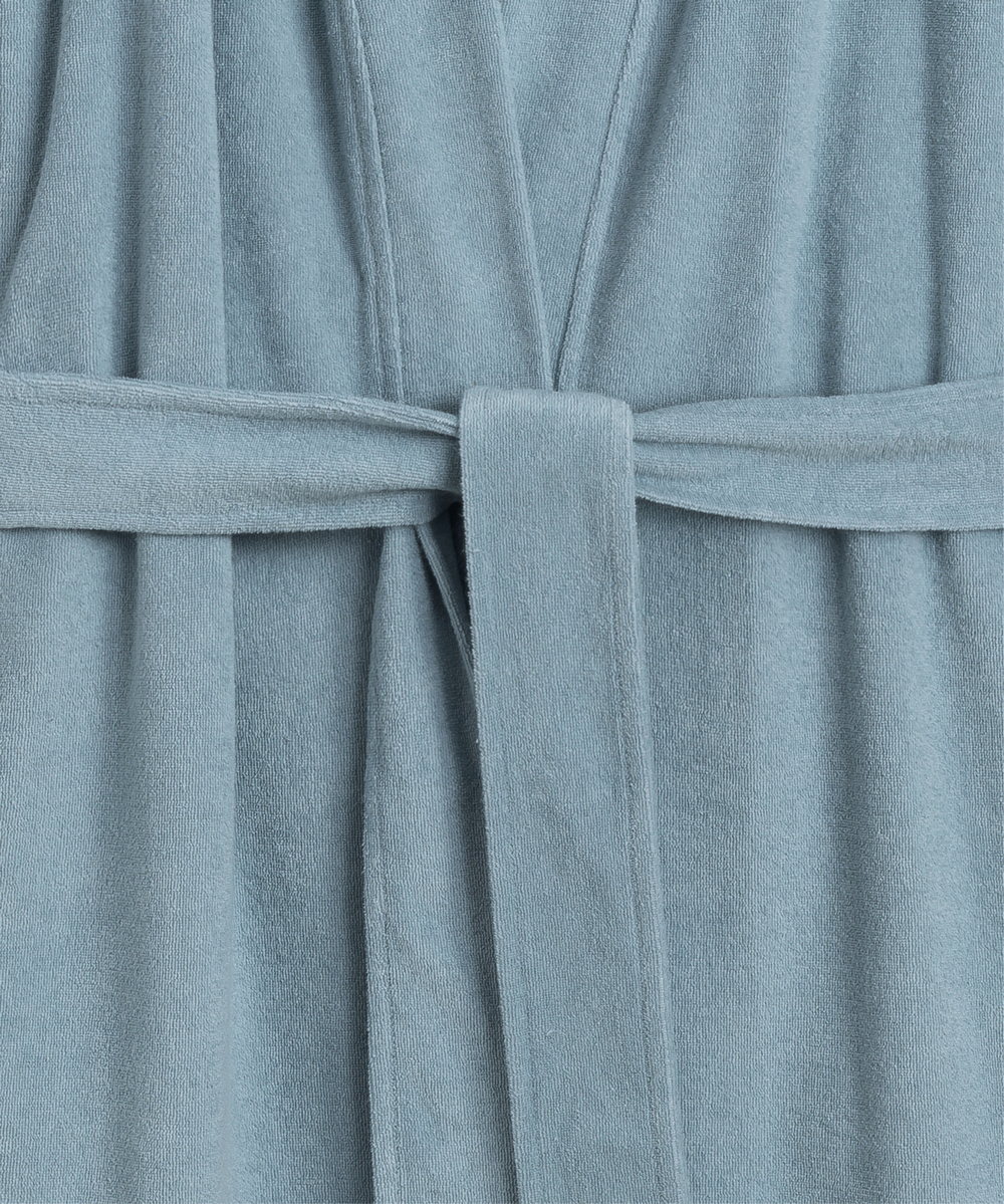 Женский халат Atlantic, 1 шт. в уп., хлопок, лазурно-серый, SZL-002