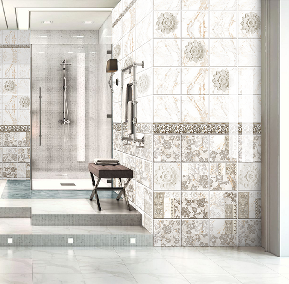 Панель ПВХ фотопечать Романтика бежевая 2700х250мм