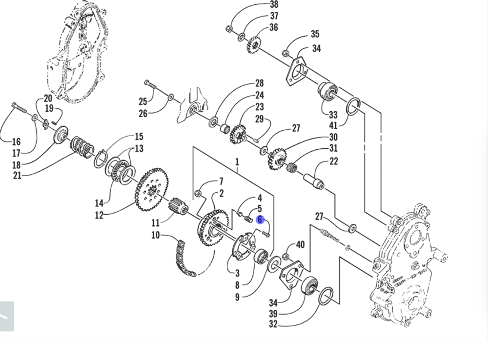 Винт упорной пластины Arctic Cat  0623-182