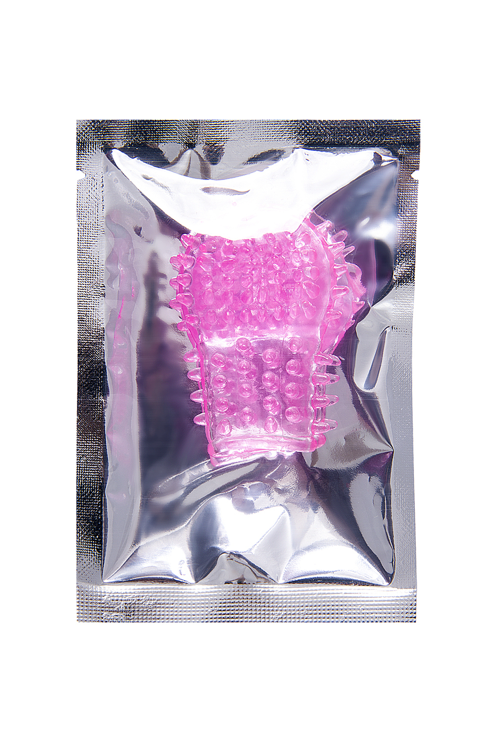 Насадка на палец Gentle розовая силикон