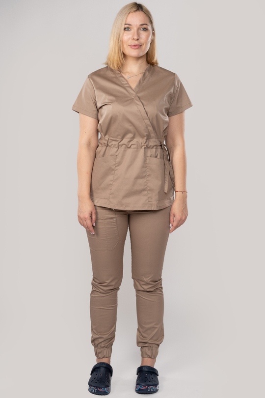 Костюм медицинский женский 386 ПЕСОЧНЫЙ