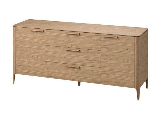 Тумба Type oak 2 двери 3 ящика (натуральный дуб)