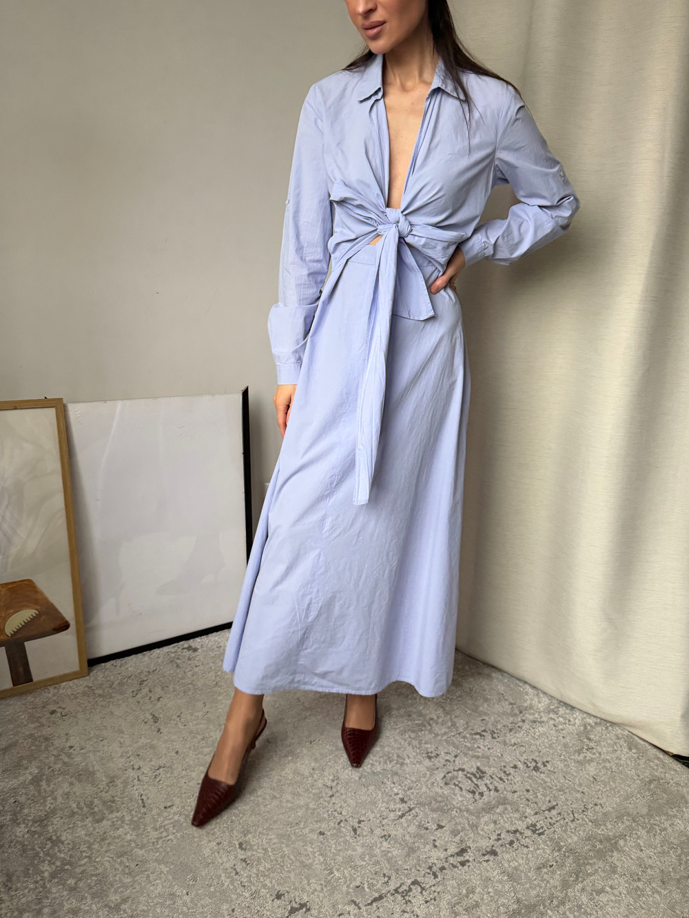 Хлопковое платье Marella, М