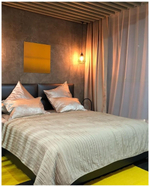 Г-образная перегородка для зонирования из Сосны 45х90мм