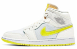 Кроссовки Jordan Air Jordan 1 Mid Se "Voltage Yellow" (Женская размерная сетка)