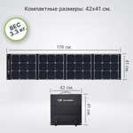 Солнечная панель Allpowers PRO 200 Вт (Q0405)