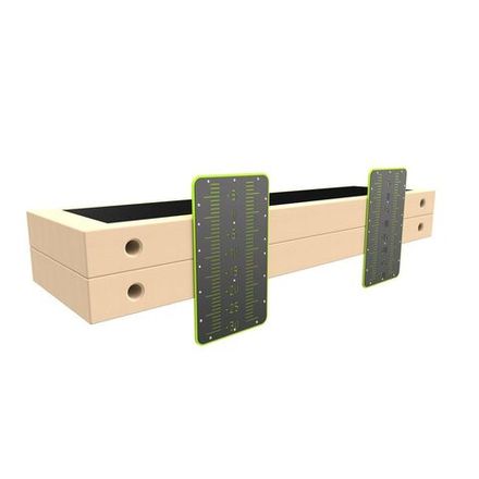 W Скамья с резиновым ковриком и шкалой ZAVODSPORTA