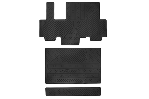 Ковер в салон полиуретан 2-3 ряд сидений Peugeot Traveller Long DK00000027