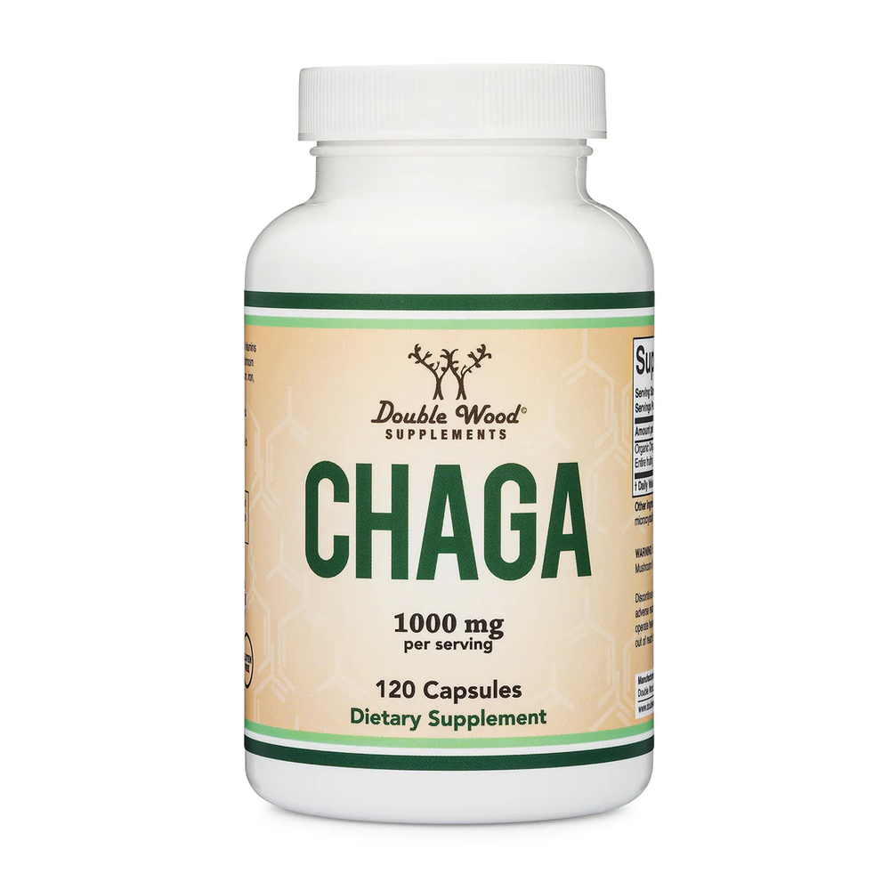 Double Wood Supplements - Chaga Mushroom 120 capsules