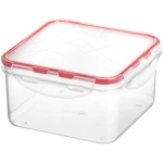 Контейнер для продуктов «Modena» квадратный 1,2л с защелками (бесцветный)