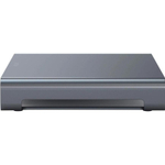 Алюминиевая подставка-хаб Satechi Monitor Stand XL (USB-C) (ST-UCSHXL) Подключение: встроенный кабель USB-C. Порты: USB-C, 3 USB-A 3.2 Gen 1, microSD UHS-I, SD UHS-I, разъём 3,5 мм
