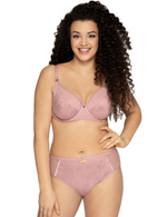 Бюстгальтер на косточках с сатиновым блеском (Размер: 100C) (Цвет: нежно-розовый)