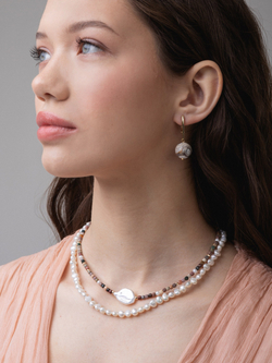 Чокер Картина пустыни из жемчуга и яшмы алашань