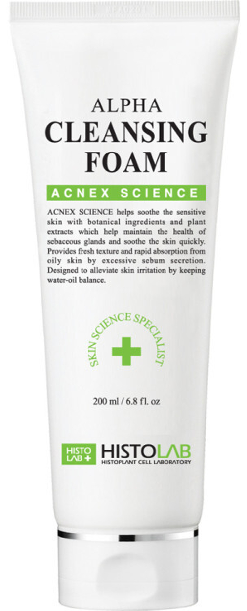 Histo LAB Alfa cleansing foam Очищающая пенка для проблемной кожи, 200мл