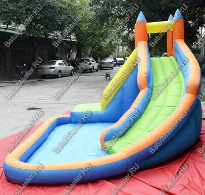 Батут для дачи "Яркий замок"  4*3*2,2 м