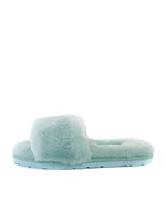 FLUFF SLIDE SLIPPER-lake blue